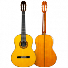 Guitarra Flamenca artesanal Antonio de Toledo modelo ATF-270 blanca